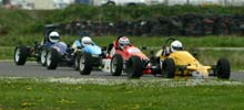 Racing action